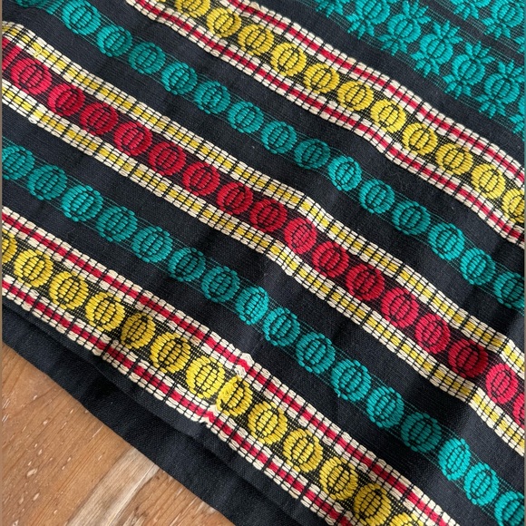 Vintage 1960s Dress Batik Dress Cotton Weave Size 8 - Picture 15 of 16